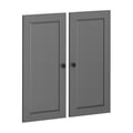 100% Solid Wood Modular Pantry Cabinet Double Door Kit