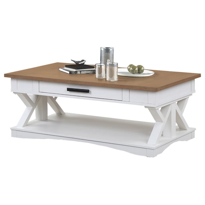 Parker House Americana Modern White Cocktail Table PKH-AME01-COT