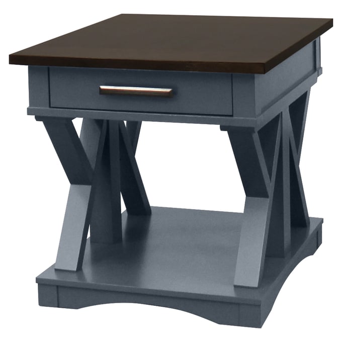 Parker House Americana Modern Blue End Table PKH-AME02-DEN