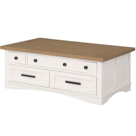 Parker House Americana Modern White Cocktail Table with Lift Top