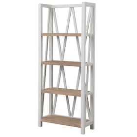 Parker House Americana Modern White Etagere Bookcase