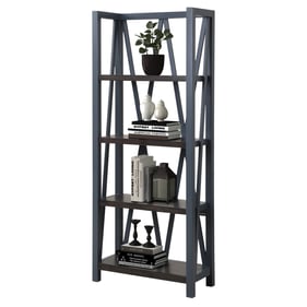 Parker House Americana Modern Blue Etagere Bookcase