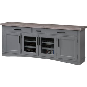 Parker House Americana Modern Gray 76 Inch TV Console