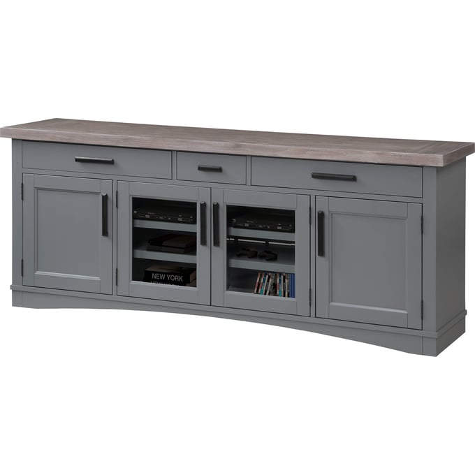 Parker House Americana Modern Gray 76 Inch TV Console PKH-AME76-DOV