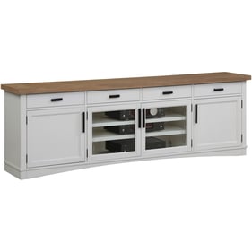 Parker House Americana Modern White 92 Inch TV Console