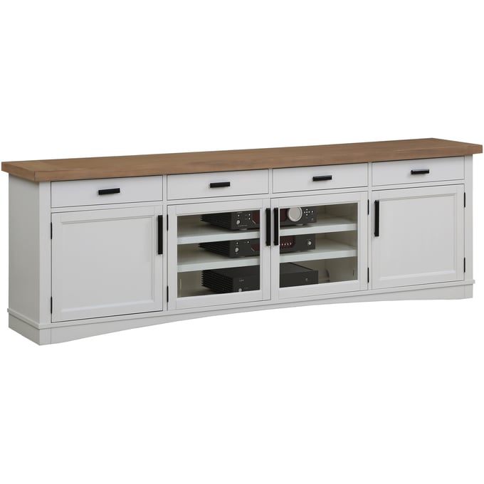 Parker House Americana Modern White 92 Inch TV Console PKH-AME92-COT