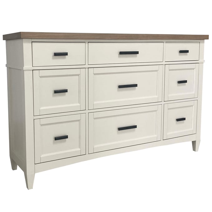 Parker House Americana Modern White 9 Drawers Dresser PKH-BAME21689-COT