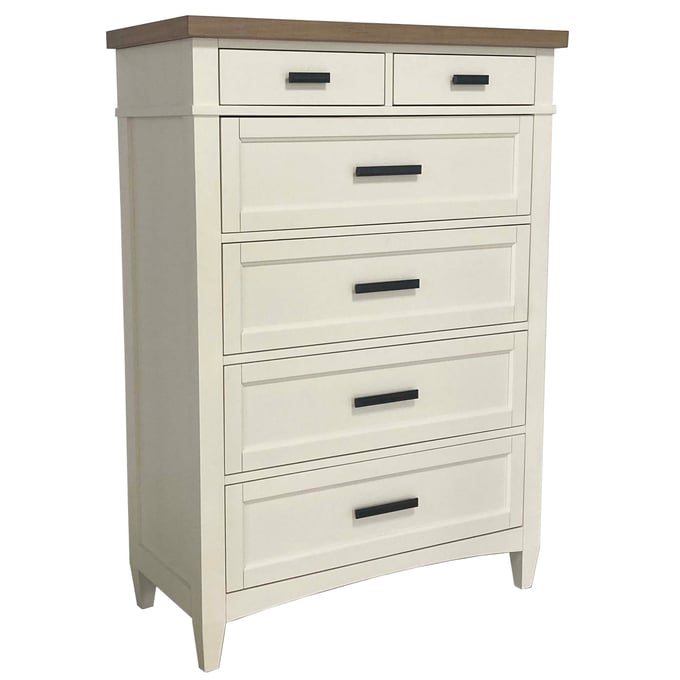 Parker House Americana Modern White 6 Drawers Chest PKH-BAME41405-COT