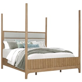 Parker House Escape Light Brown Queen Poster Bed