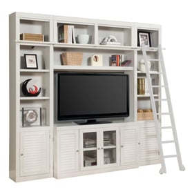 Parker House Boca White 5pc Entertainment Wall