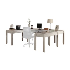 Parker House Boca White U Shape Desk