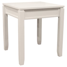 Parker House Boca White 27 Inch Corner Table