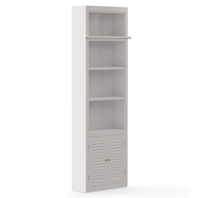 Parker House Boca White 32 Inch Open Top Bookcase PKH-BOC430