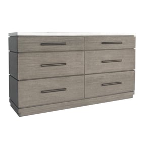 Parker House Pure Modern Gray 6 Drawers Dresser