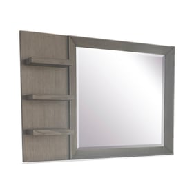 Parker House Pure Modern Grey Mirror with Shelves