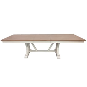 Parker House Americana Modern White 88 Inch Trestle Dining Table