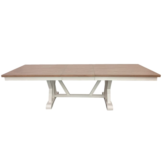 Parker House Americana Modern White 88 Inch Trestle Dining Table PKH-DAME88TRES-2-COT