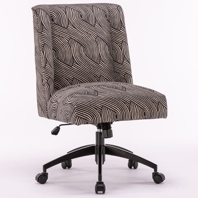 Parker House Black Fabric Desk Chair PKH-DC503-MZE