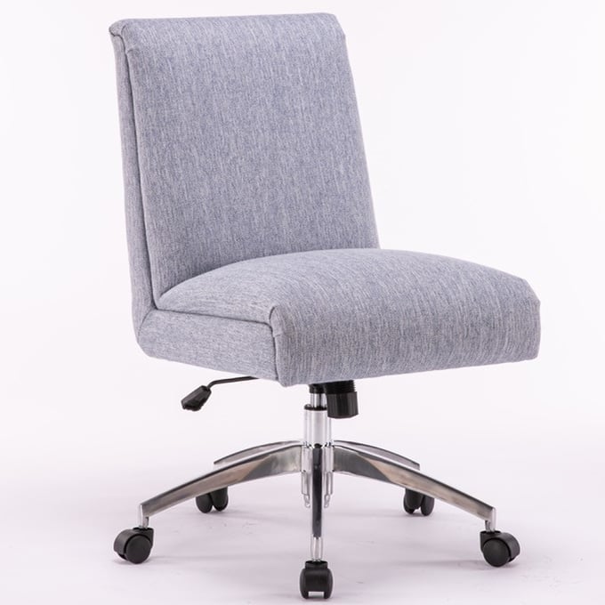 Parker House Light Blue Fabric Desk Chair PKH-DC506-ADB