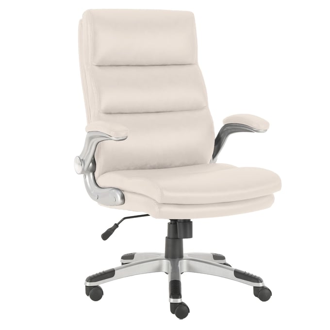 Parker House White Bonded Leather Desk Chair PKH-DC317-WH