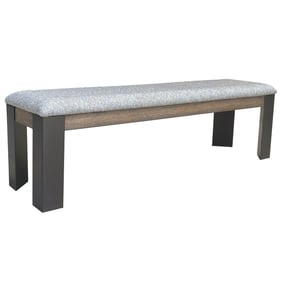 Parker House Cedar Fork Gray Dining Bench