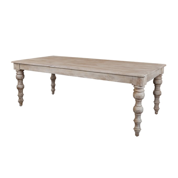 Parker House Crossings Eden Whitewash 84 Inch Rectangular Dining Table PKH-DEDE84RECT