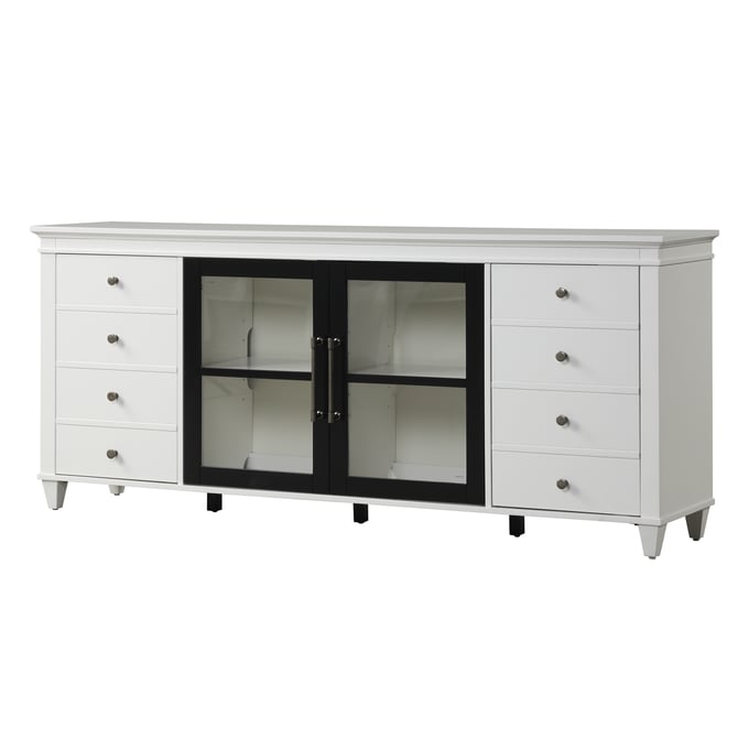 Parker House Domino White 84 Inch TV Console PKH-DOM84