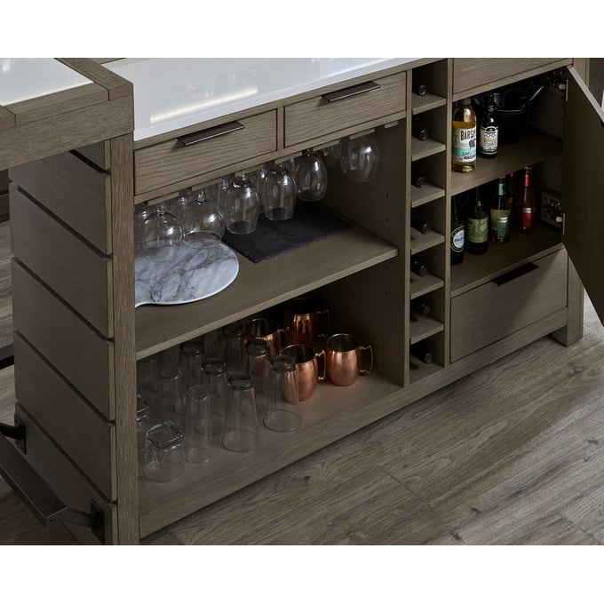 Parker House Pure Modern Grey Bar Base PKH-DPUR78B