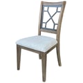 Parker House Sundance Dining - Sandstone Grid Back Dining Chair (2/CTN Sold in pairs)