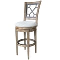 Parker House Sundance Dining - Sandstone Grid Back Swivel Bar Stool