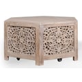 Parker House Crossings Eden Hexagonal Cocktail Table