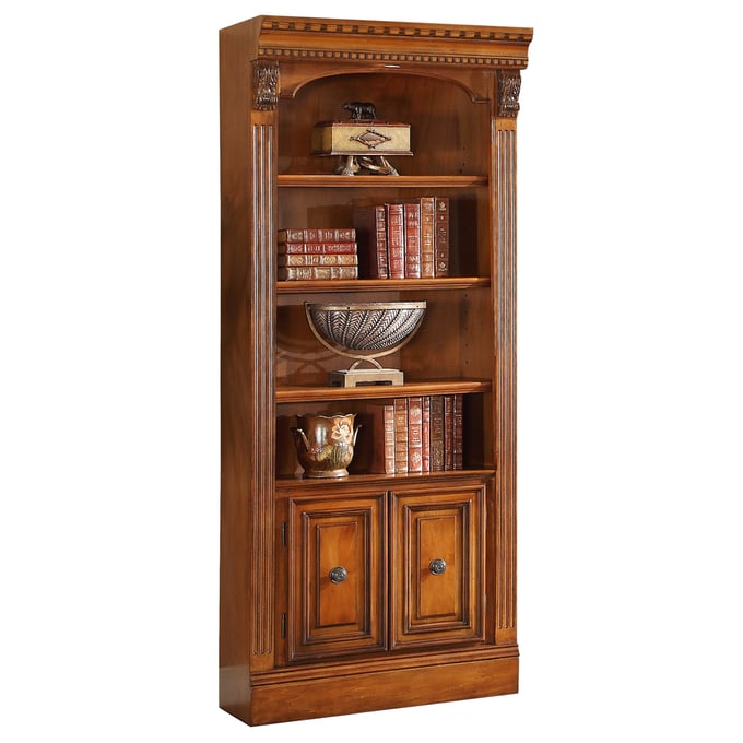 Parker House Huntington Brown 32 Inch Open Top Bookcase PKH-HUN430