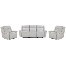 Parker House Atlantis Off White Power Reclining Zero Gravity Sofa and 2 Rec...