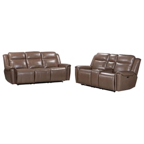 Parker House Atlantis Brown Power Reclining Zero Gravity 2pc Living Room Se...