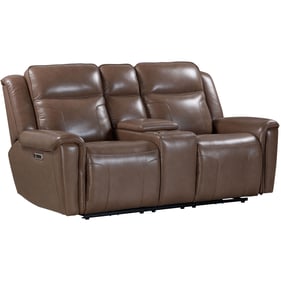 Parker House Atlantis Brown Power Zero Gravity Console Loveseat