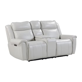 Parker House Atlantis Off White Power Zero Gravity Console Loveseat