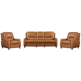 Parker House Austin Brown Power Reclining Sofa and 2 Recliners