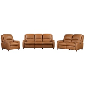 Parker House Austin Brown Power Reclining 3pc Living Room Set