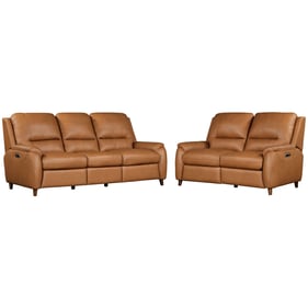 Parker House Austin Brown Power Reclining 2pc Living Room Set