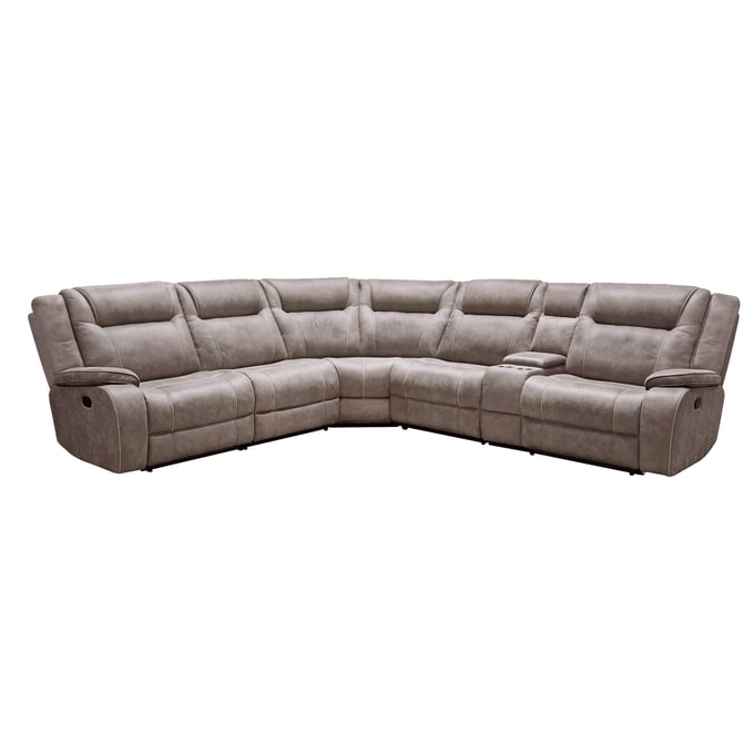 Parker House Blake Taupe 6pc Reclining Sectional PKH-MBLA-PACKA-DTAU