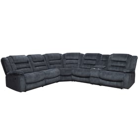 Parker House Bolton Light Grey 6pc Reclining Sectional