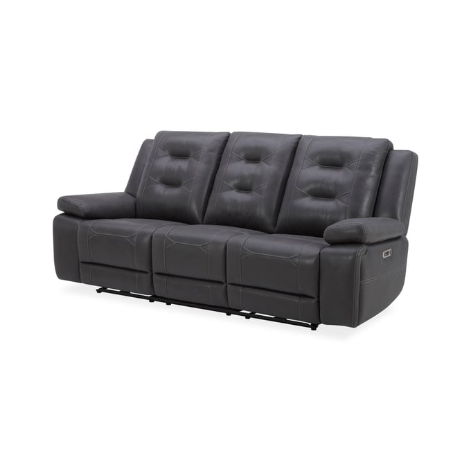 Parker House Caldwell Dark Grey Power Reclining Sofa PKH-MCAL832PH-TACH