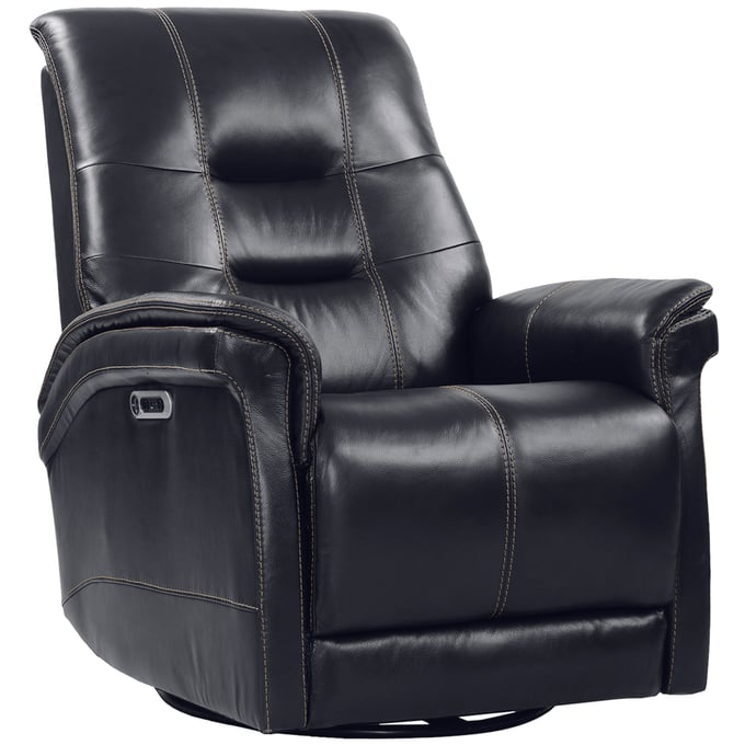 Parker House Carnegie Black Power Swivel Glider Recliner PKH-MCAR812GSPH-P25-VBY