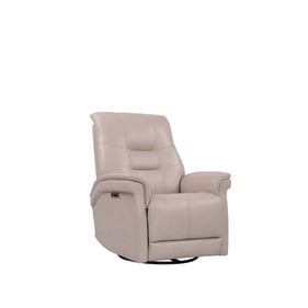 Parker House Carnegie Beige Power Swivel Glider Recliner