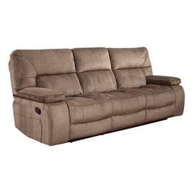 Parker House Chapman Brown Reclining Sofa with Drop Down Console