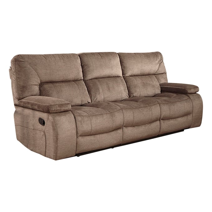 Parker House Chapman Brown Reclining Sofa with Drop Down Console PKH-MCHA834-KON