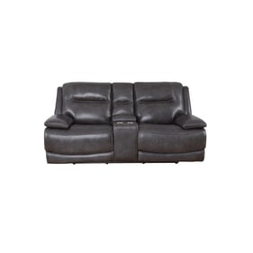 Parker House Colossus Dark Grey Power Reclining Console Loveseat