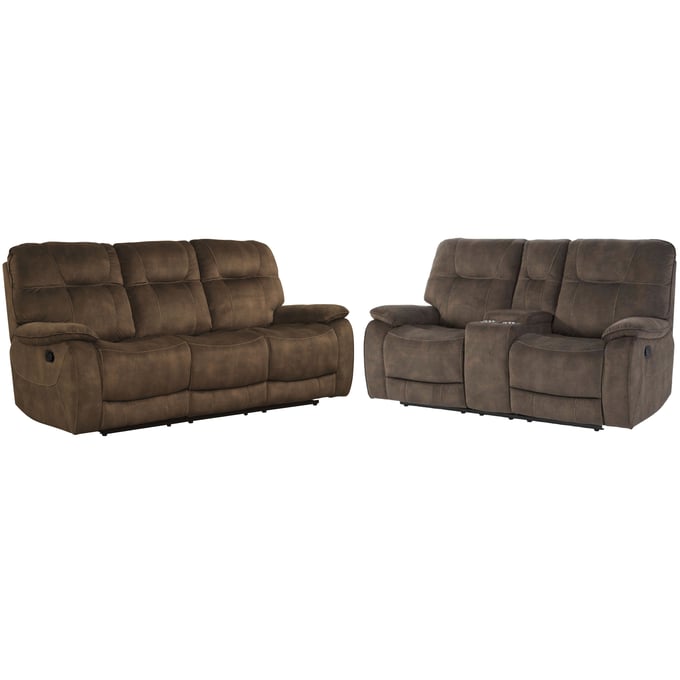 Parker House Cooper Brown Manual Reclining 2pc Living Room Set PKH-MCOO-32-SBR