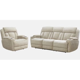 Parker House Dalton Beige Power Reclining Sofa and Recliner