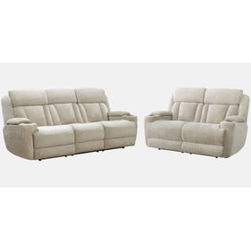 Parker House Dalton Beige Power Reclining 2pc Living Room Set